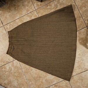 Vintage Ralph Lauen Wool Herringbone Skirt